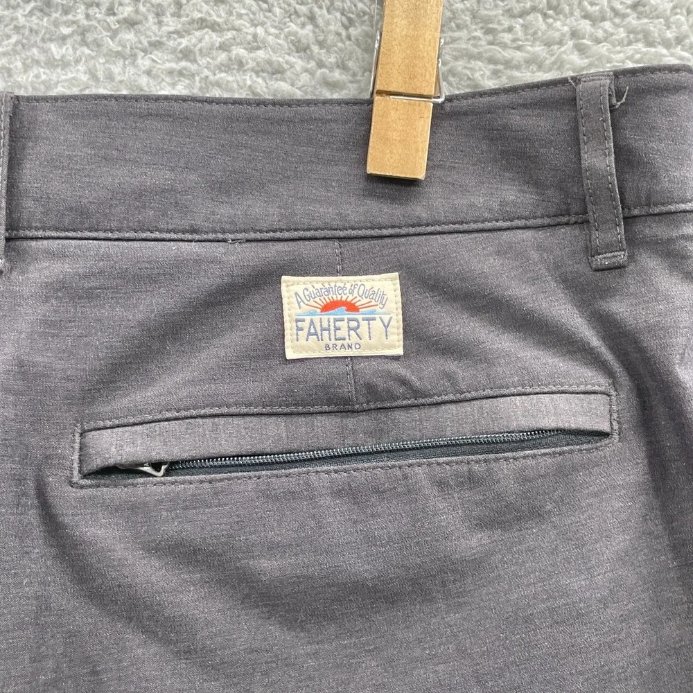Faherty All Day Shorts Men 41x6* Gray Chino Preppy Outdoor Golf Performance Surf